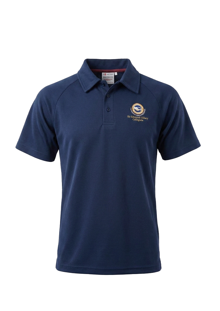 Sir Edmund Hillary College Polo Navy/Burgundy